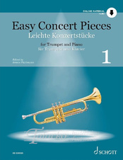 Easy Concert Pieces for Trumpet and Piano 1